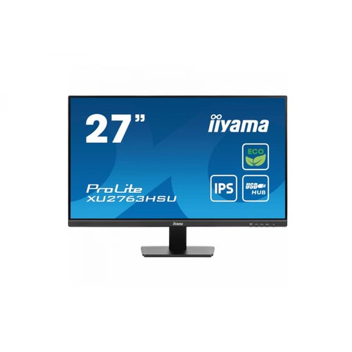Iiyama 27" ete ips-panel green choice, eyecomfort / eyesafe 2.0, 1920x1080@100Hz, 250cd/m², speakers, hdmi, displayport, 3ms gtg, freesync, usb 2x 3.2 Cene