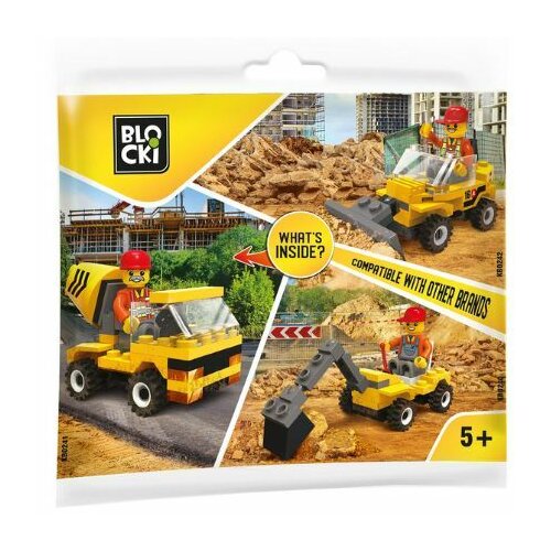  kocke blocki radne masine iznenadjenje 37 delova Slike