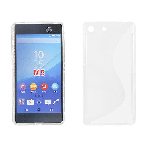  S silikonski ovitek SONY Xperia M5 prozoren Slike