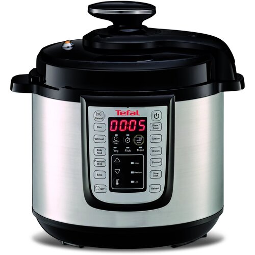 Tefal električni ekspres lonac CI505EE0, Srebrna - crna Slike