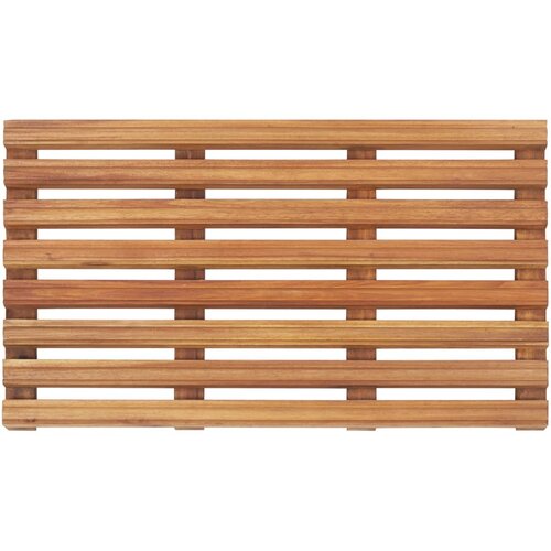  Kupaonski otirači 2 kom od masivnog bagremovog drva 56 x 37 cm Slike
