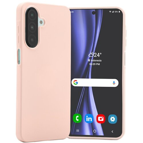 Goospery Soft Feeling silikonski ovitek za Samsung Galaxy A26 - bež Slike