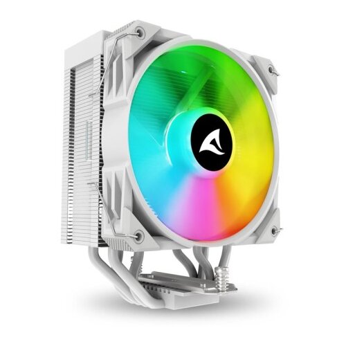 Sharkoon CPU A40 RGB WHITE AIR COOLER 120mm PWM 220W procesorski hladilnik Cene