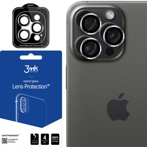 3mk LEČA PROTECTION PRO ZA APPLE IPHONE 15 PRO KALJENO STEKLO, (21965574) Slike