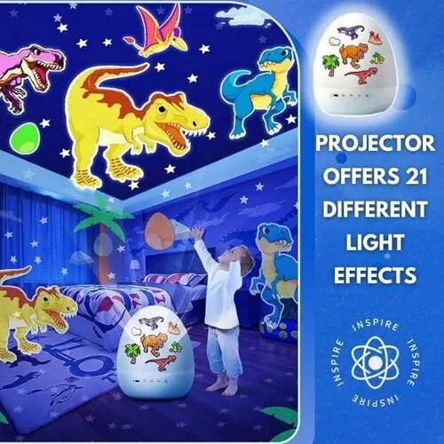  dinoglow led projektor u obliku jaja dinosaurusa sa 21 temom Slike