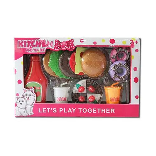 Magic Toys Hamburger set sa slatki&amp;scaron;ima Slike