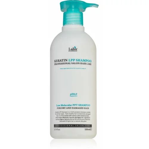 LADOR Keratin LPP keratinski regeneracijski šampon za prehrano in sijaj 530 ml