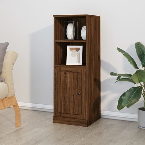 The Living Store Visoka omarica rjavi hrast 36x35,5x103,5 cm inženirski les - Visoka Omarica, (21430229) Slike