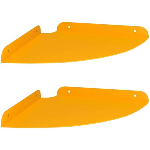  Ležeča polica s polico 2 pcs Gorčična rumena 24 x 24 x 2 cm, (5000307212) Cene