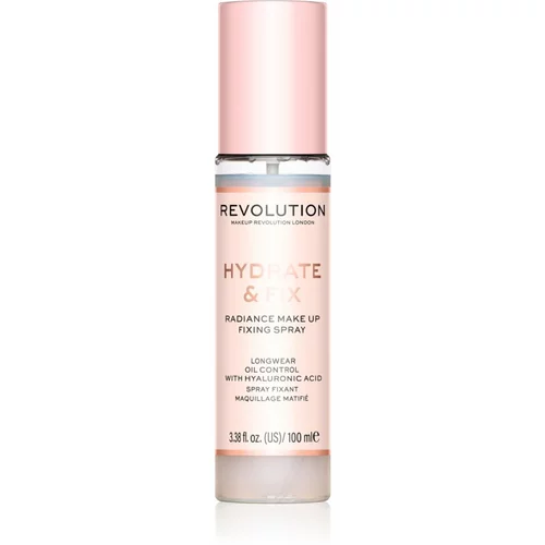 Makeup Revolution Hydrate & Fix pršilo za fiksiranje make-upa 100 ml