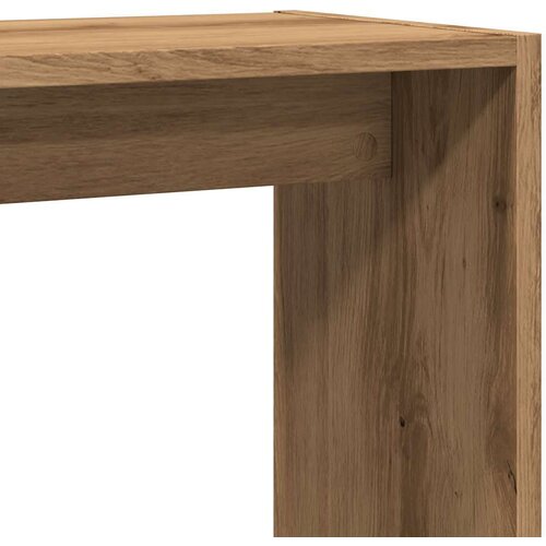 VidaXL Pomoćni stol Artisan hrast 50x26x50 cm izrađeno drvo Slike
