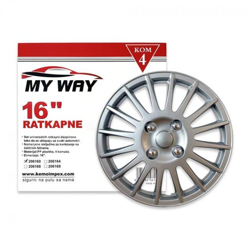 My Way Ratkapne 16&rsquo;&rsquo; 206160, 4 komada Cene