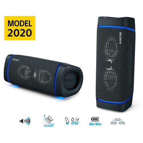 Sony SRSXB33B.CE7 bluetooth zvučnik crni Slike