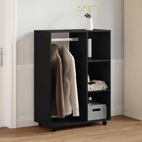  Ormar crni 80 x 40 x 110 cm od konstruiranog drva Cijene