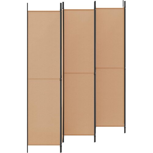  Razdjelnik prostora s 6 panela Bež 300 x 220 cm Tkanina Slike