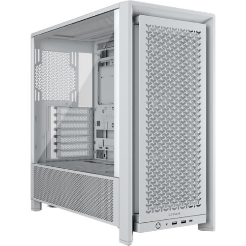 Corsair Kući&scaron;te 4000D Airflow RS, 3x RS120 ventilatora, Bijelo Cijene