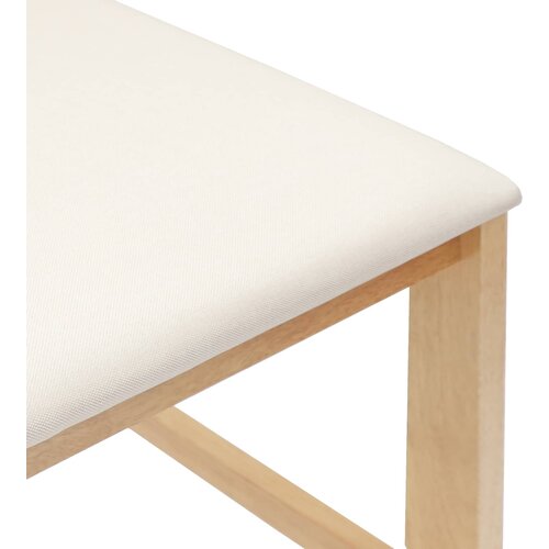  Trpezarijske stolice 2 pcs Prirodna 40 x 47,5 x 99,5 cm Slike