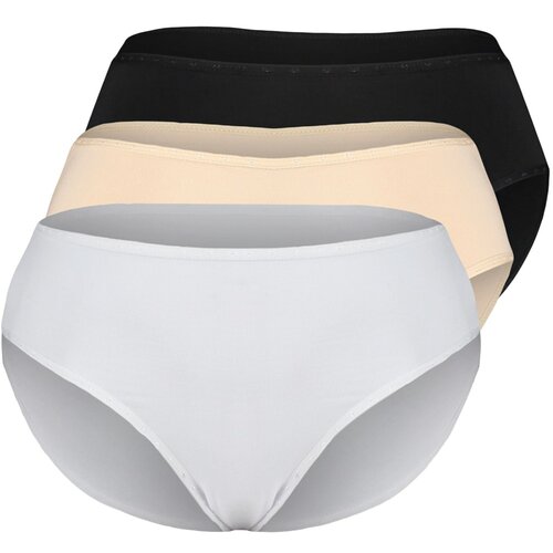 Trendyol Curve Plus Size Underpants - Multicolored - 3-pack Slike