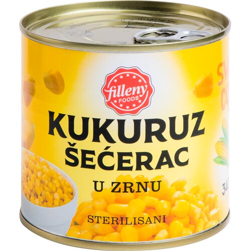 FILLENY FOODS Kukuruz &scaron;ećerac limenka, 340g Cene
