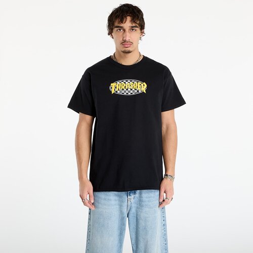 Thrasher Majica Checkered Oval T-Shirt Black XL Cene