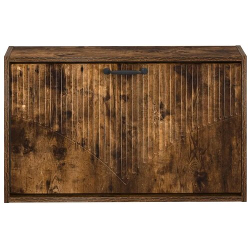  Ormar za cipele na zidu HOORN 71 x 17 x 43 cm Konstruirano drvo - Dimljeni hrast Cijene