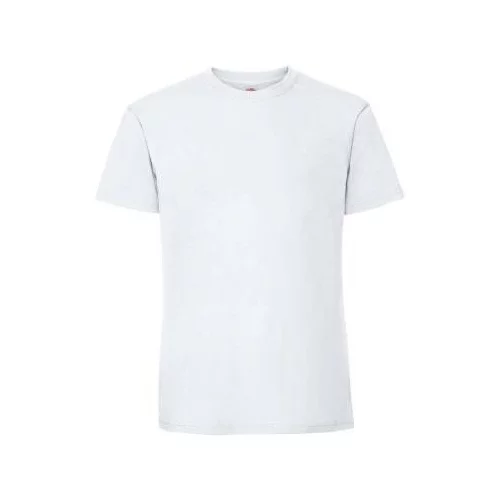 Fruit Of The Loom White Men's T-shirt Iconic 195 Ringspun Premium