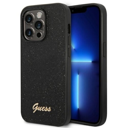  ZAŠTITNA MASKA GUESS GLITTER SCRIPT GUHCP14XHGGSHK ZA IPHONE 14 PRO MAX CRNA Cijene