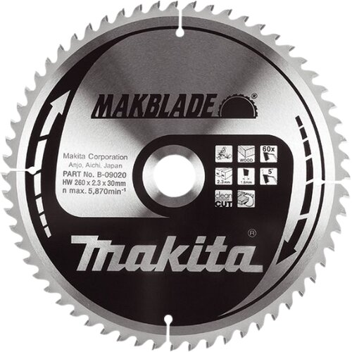 Makita List testere 260x30x2,3 Z60 Cene
