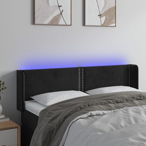  LED uzglavlje crno 147x16x78/88 cm bar&scaron;unasto Cijene