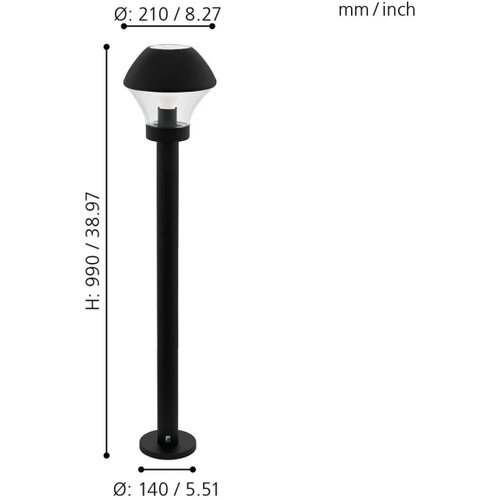 Eglo 33568 - prigu&amp;scaron;iva LED spolja&amp;scaron;nja lampa VERLUCCA-C 1xE27/9W/230V IP44 Slike