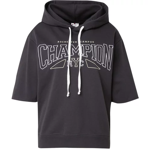Champion Authentic Athletic Apparel Sweater majica tamo siva / bijela