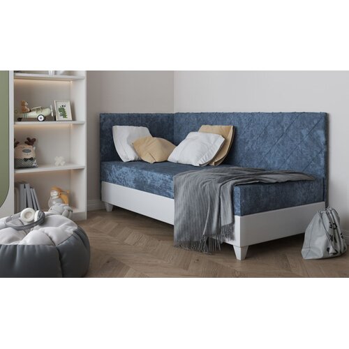 Molarem Home Dječji tapecirani krevet LAGOS III- 200x90 cm - Madrac T21 pjena Slike