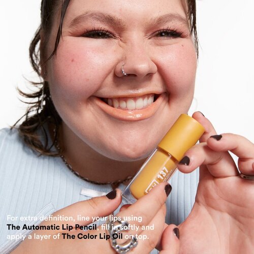 3INA The Color Lip Oil vlažilno olje za ustnice odtenek 137 - Bright honey yellow, sheer 4 ml Slike