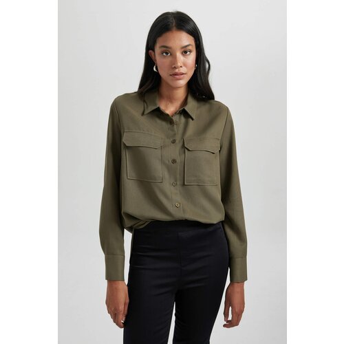 Defacto Regular Fit Long Sleeve Shirt Slike