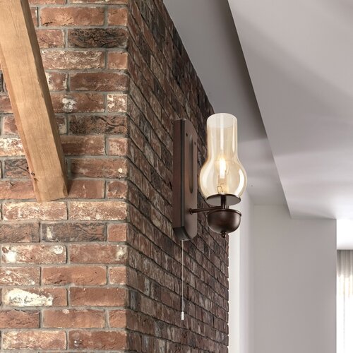  Brilagi - LED zidno svetlo COTTAGE 1xE14/40W/230V buk/braon Slike
