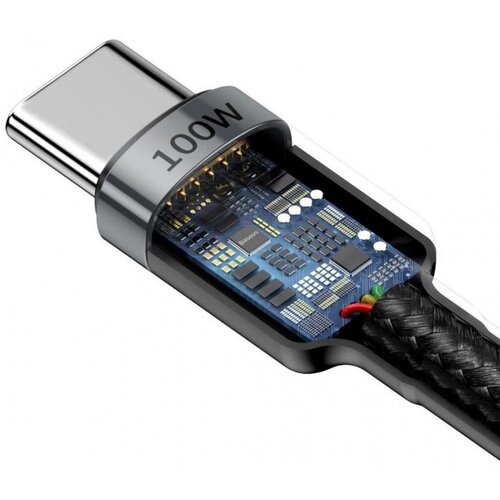 Baseus Podatkovni kabel catklf-alg1 quick charge type c 100w 2m - črno siv Cene