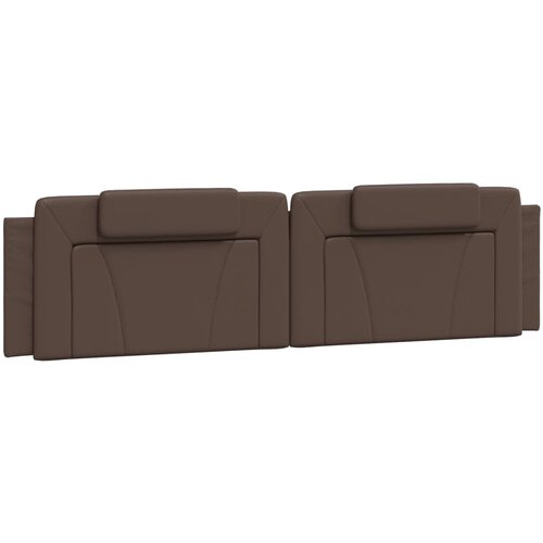 VidaXL Vzglavna stranica rjava 200 cm umetno usnje, (21048568) Slike