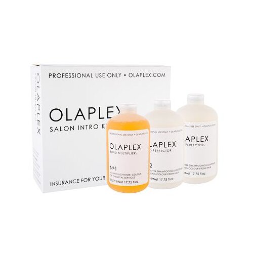 Olaplex Bond Multiplier No. 1 Salon Intro Kit darilni set Bond Multiplier No. 1 525 ml + Bond Perfector No. 2 2 x 525 ml + razpršilec Dosing Dispenser 1 ks za ženske Cene
