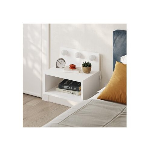 Hanah home Noćni ormarić, 40x33,8x30cm, Bijeli Cijene
