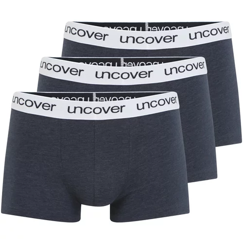 uncover by SCHIESSER Bokserice '3-Pack Uncover' tamno plava