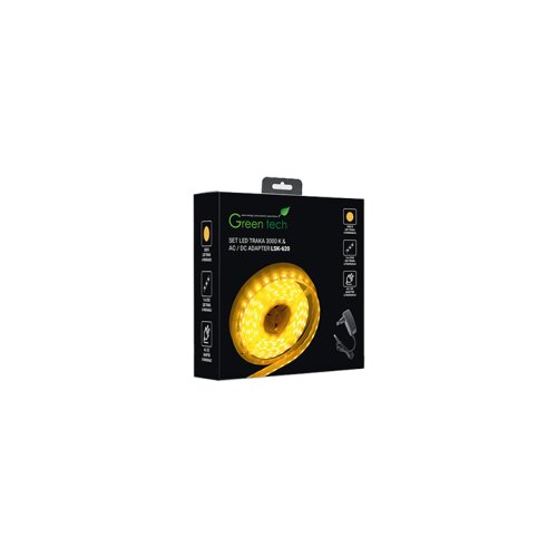 Greentech LED TRAKA 5M+ADAPTER 4,8WM 3528 60 LED 3000K IP65 LSK-620 Cijene