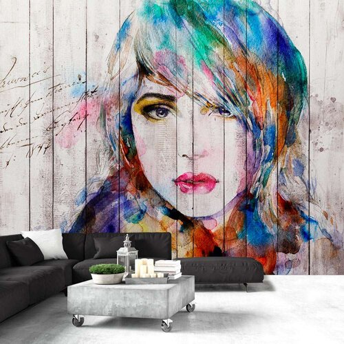  Tapeta - Wooden Portrait 100x70 Slike