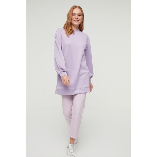Trendyol Sweatshirt - Purple - Relaxed fit Slike