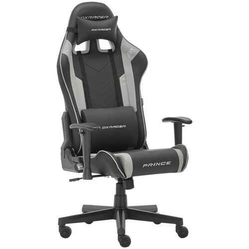 DXRacer GAMING STOL umetna masa, tekstil siva, črna Slike