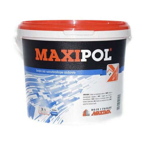Maksima ZIDNA BARVA MAXIPOL 3 l Slike