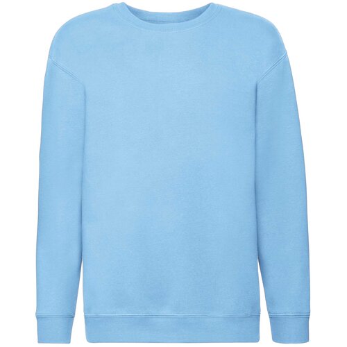 Fruit Of The Loom Błękitna bluza dziecięca Set-In Sweat Slike