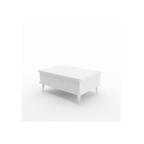 Hanah home Stol za dnevni boravak Dy Ada 90x38x60 cm, Bijela Slike