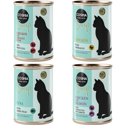 Cosma Ekonomično pakiranje Soup 12 x 100 g - Mješovito pakiranje 2 (4 vrste) Cijene