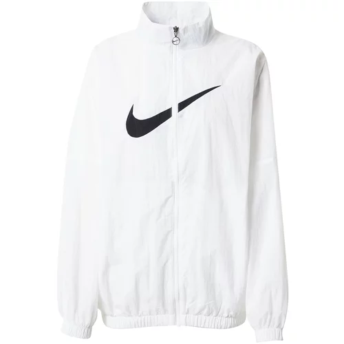 Nike Sportswear Prehodna jakna črna / bela