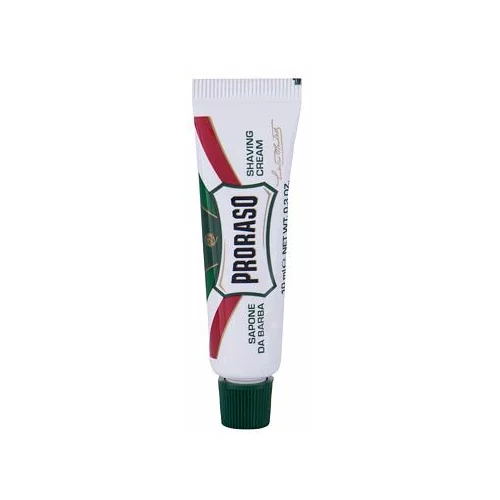Proraso green shaving cream krema za britje z mentolom in evkaliptusom 10 ml za moške